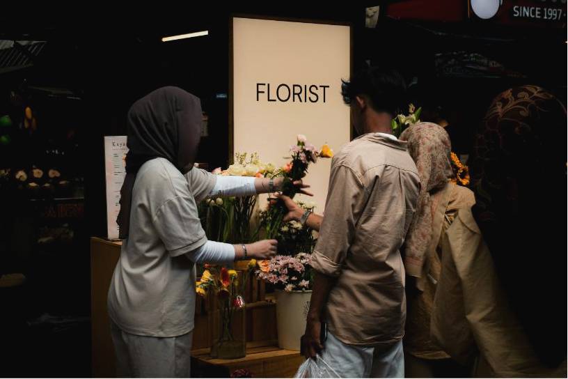 Atelier bouquet — ambiance